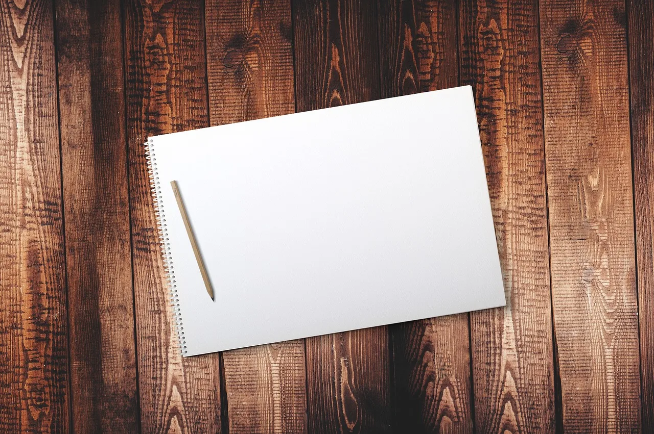 notepad, sketch pad, sketchbook, empty, page, paper, wooden table, copy space, table, wood, notebook, wooden desk, pen, diary, pencil, write, notepad, notepad, page, paper, paper, paper, paper, paper, table, table, wood, notebook, notebook, notebook, pen. 4 notes on tax preparation marketing worth reading